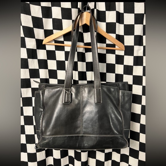 Coach Hampton Large Leather Tote Bag - Picture 1 of 12